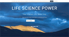 Desktop Screenshot of lifesciencepower.com